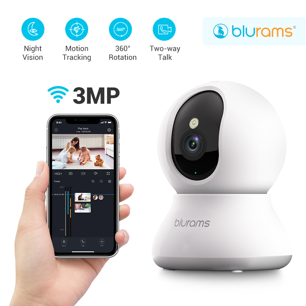 Eufy Camera E220 - Blurams Pet Kamera 2K, 360° °