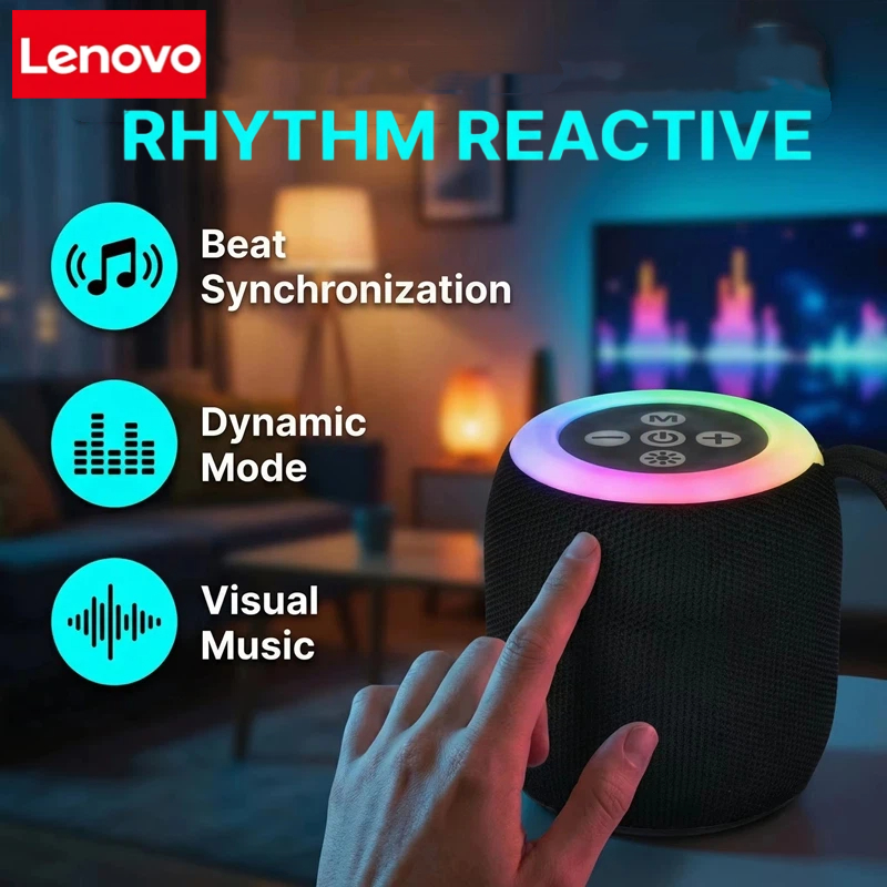 Google Speaker Nest Audio - Lenovo Mini Bluetooth Hoparlör, Kordonlu Taşınabilir