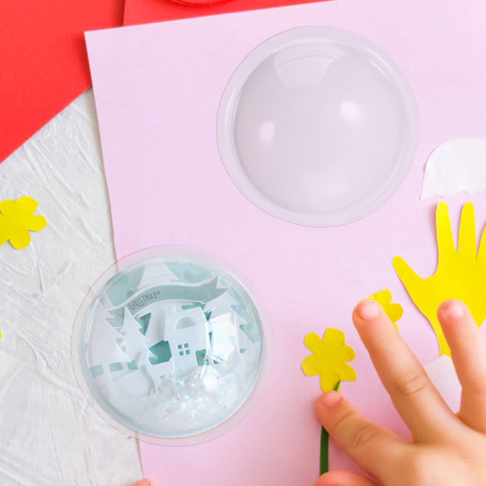30 Adet Plastik Yarım Küre Süs - Plastic Dome Clear incelemesi ve fiyatı