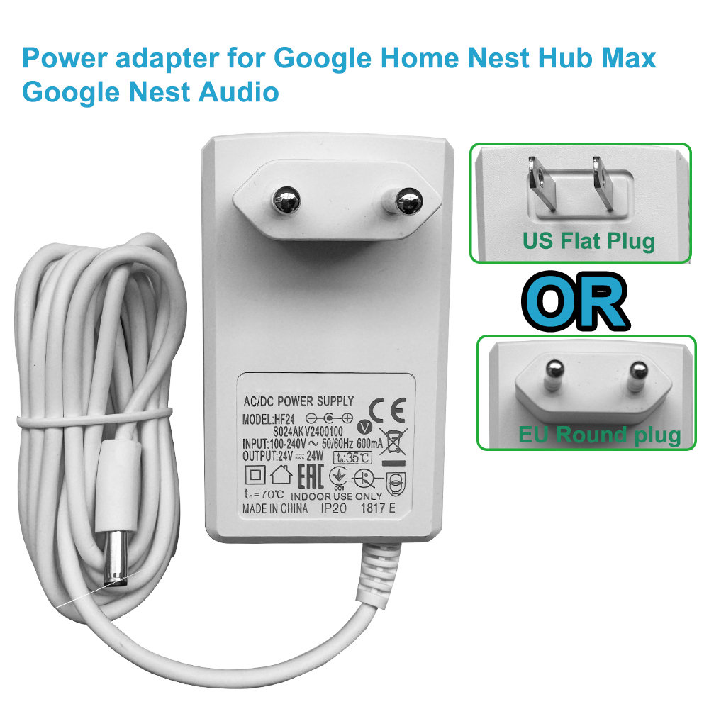 24V Güç Kaynağı Adaptörü, Goog - Google Speaker Nest Audio incelemesi ve fiyatı