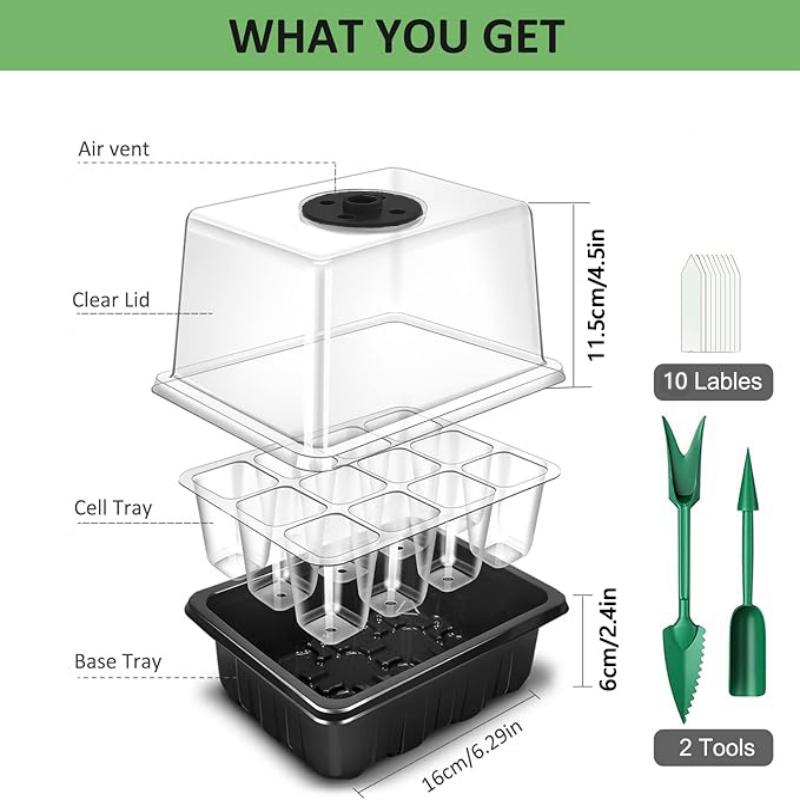 Büyüme ışıklarıyla donatılmış  - Humidity Dome Kit incelemesi ve fiyatı