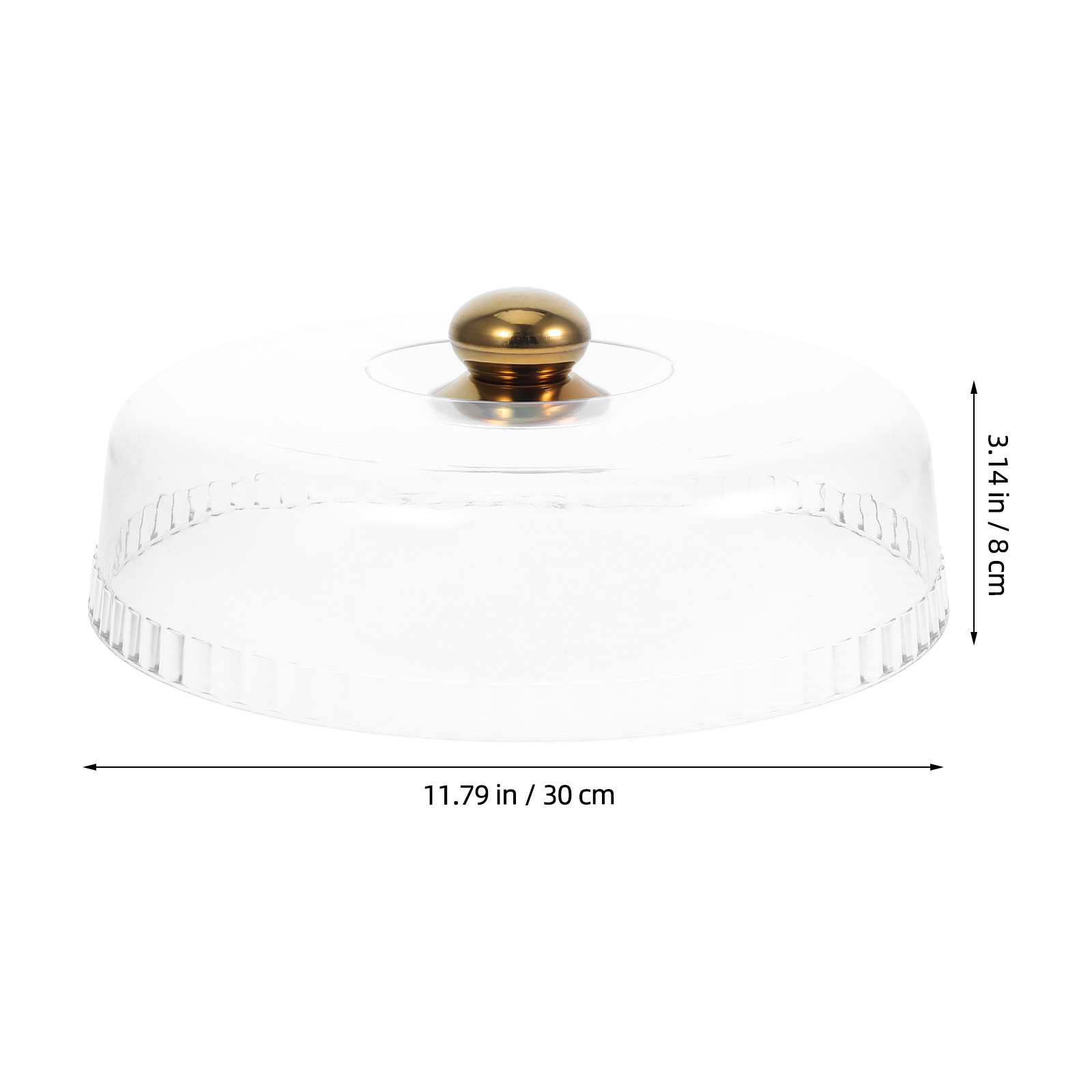 30 cm Şeffaf Akrilik Pasta Kub - Plastic Dome Clear incelemesi ve fiyatı