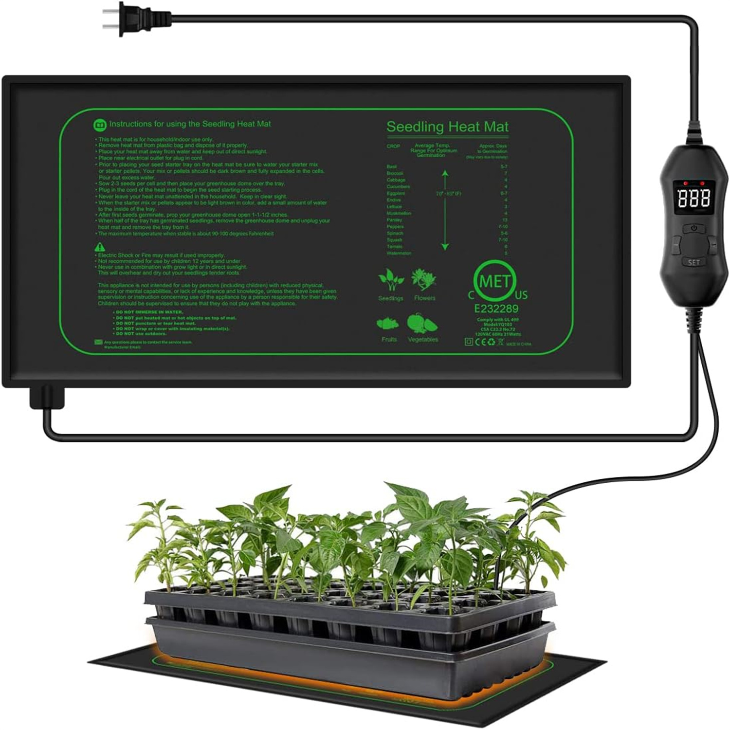 Dijital Termostatlı Fide Isıtm - Rooting Gel Clone incelemesi ve fiyatı