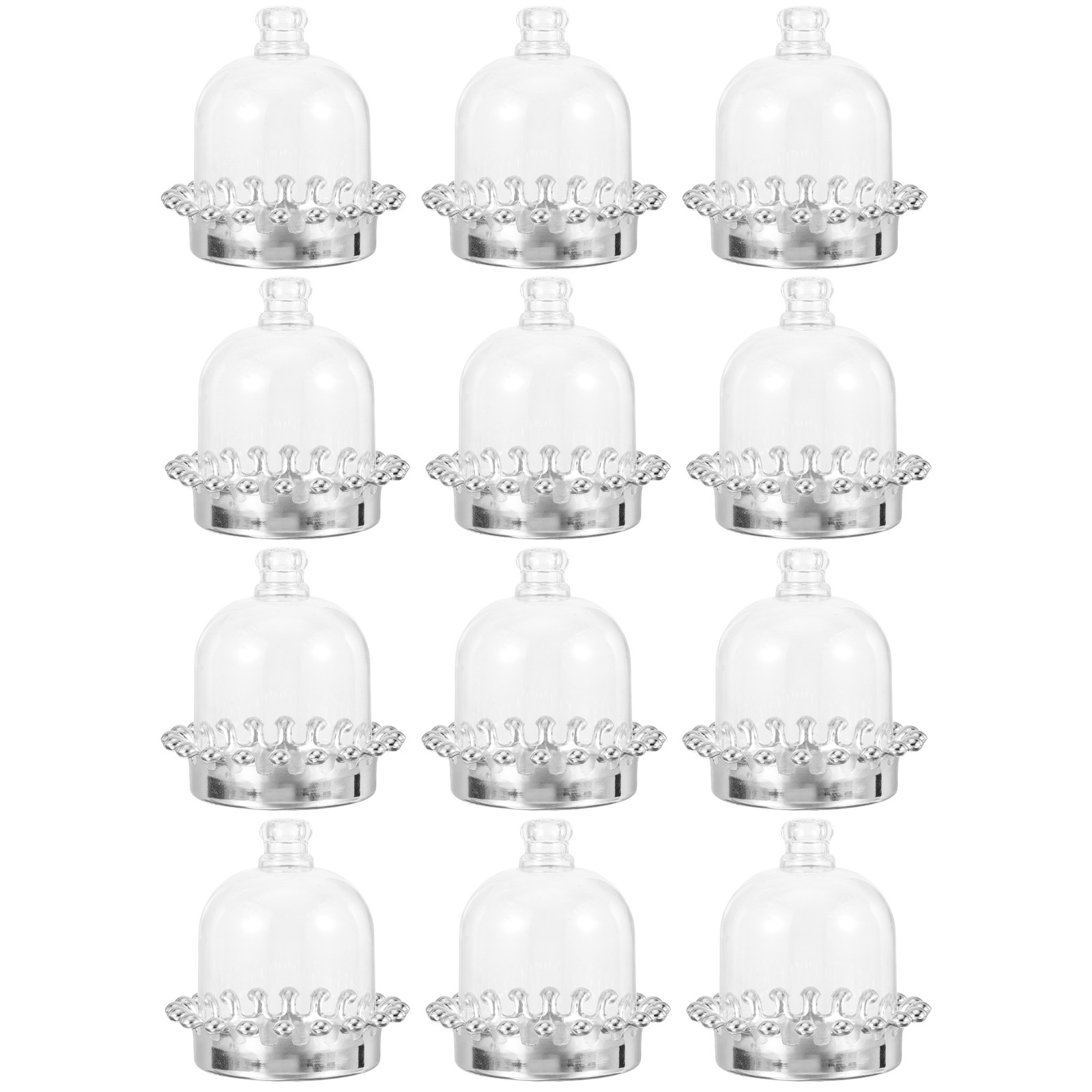 12 Adet Kek Standı Kubbe Kapağ - Plastic Dome Clear incelemesi ve fiyatı